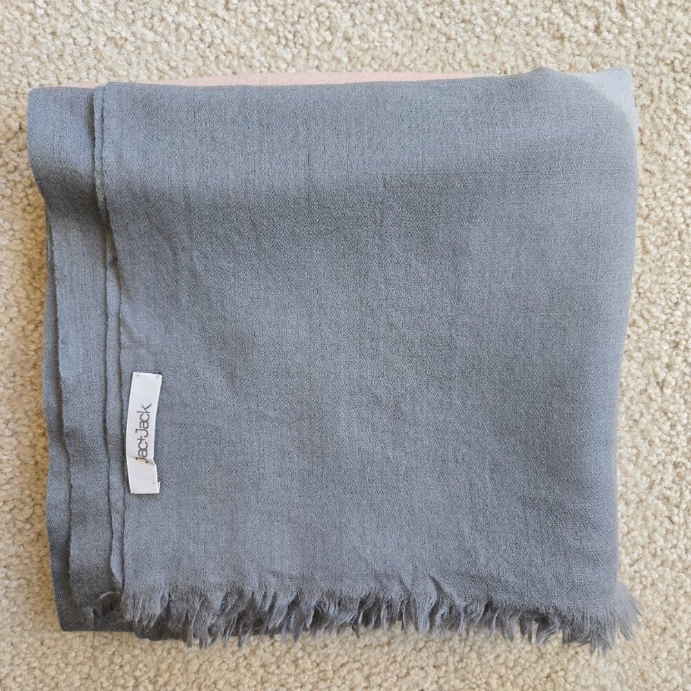Jac+Jack HUGE Cashmere Wrap/Scarf Grey - Picture 12 of 15